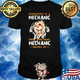 Everybody Is A Mechanic Until The Real Mechanic Show up Skull Shirt