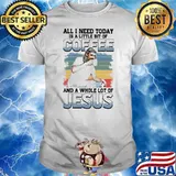A Little Bit Of Coffee And A Whole Lot Of Jesus Vintage Shirt