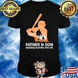 Father And Son Baseball Players For Life Shirt