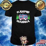 Flamingo Glamping Grandma Oma shirt
