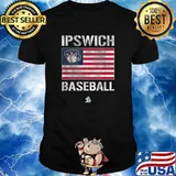 Ipswich Baseball Patriot American Flag Shirt