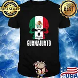 Guanajuato Mexico Mexican Skull Flag shirt