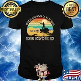 Guitar Solves Most Of My Problems Fishing Solves The Rest Vintage Shirt