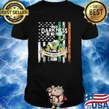 Hello Darkness My Olf Friend Ive Come To drink With You Again american flag shirt