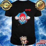 Hero Logo With Wendy’s Girl Shirt