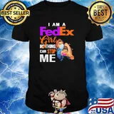 I Am A Fedex Girl Nothing Can Stop Me Strong Girl Wear Mask Shirt