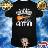 I Am A Guitaraholic Just Kidding I Am On The Road To Buy A New Guitar Shirt