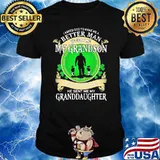 I Asked God To Make Me A Better Man He Sent Me My Grandson I Asked God For An Angle He Sent My My Granddaughter Shirt