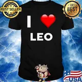 I Love LEO Name Shirt