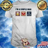 I'm A Simple Man Beer Heart Golf Shirt