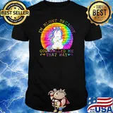 I'm Blunt because God Rolled Me That Way Unicorn Watercolor Shirt