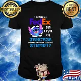 I Work At Fedex My Level Of Sarcasm Depends On Your Level Of Stupidty Stitch Shirt