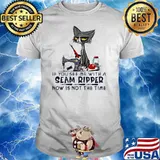 If you see me with seam ripper now is not the time sewing cat shirt