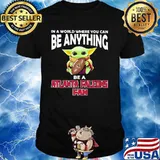 In A World Where You Can Be Anything Be A Atlanta Falcons Fan Baby Yoda Shirt