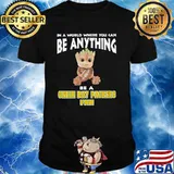 In A World Where You Can Be Anything Be A Green Bay Packers Fan Baby Groot Shirt