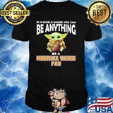 In A World Where You Can Be Anything Be A Minnesota Vikings Fan Baby Yoda Shirt