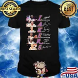 Lakers Lebron James Anthony Davis Kyle Kuzma Dennis Schroder Mont Rezl Harrell Alex Caruso signatures shirt