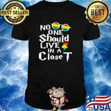 LGBT Harry potter no one should live in a closet shirt