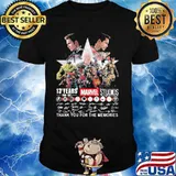 Marvel Studios 13 Years 2008 2021 Thank You For The Memories Signature Shirt