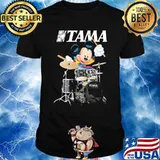 Mickey Drumming With Tama Logo Shirt