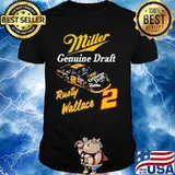 Miller Genuine Draft Rusty Wallace Shirt