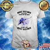 Most Old Men Would Have Given Up By Now I'm Not Like Most Old Men Hockey Watercolor Shirt