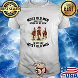 Most Old Men Would Have Given Up By Now I'm Not Like Most Old Men Horse Racing Watercolor Shirt