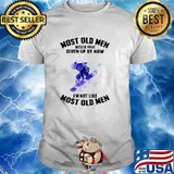 Most Old Men Would Have Given Up By Now I'm Not Like Most Old Men Snowboarding Watercolor Shirt