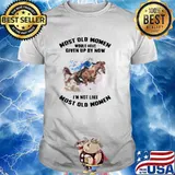 Most Old Women Would Have Given Up By Now I'm Not Like Most Old Women Barrel Racing Watercolor Shirt