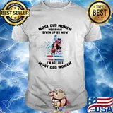 Most Old Women Would Have Given Up By Now I'm Not Like Most Old Women Show Jumping Watercolor Shirt