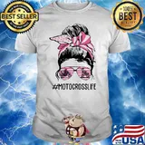 Motocross Life Pink Girl Shirt