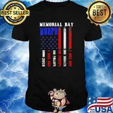 Murph 2021 Memorial Day Workout Patriotic WOD Tee Memorial Shirt