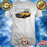 Mustang Mach 1 1970 In Grabber Orange Shirt