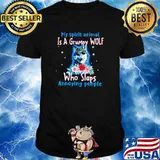 My Spirit Animal Is Grumpy Wolf Who Slaps Annoying People Shirt