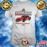 Nascar Coor Bill Elliott Winston Cup Champion 1988 Shirt