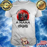 Never Underestimate A Nana Who Listens To Aerosmith Blood Moon Shirt