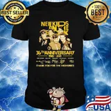 New Kids On The Block 36th Anniversary 1985 2021 Thank You For The Memories Signature Shirt