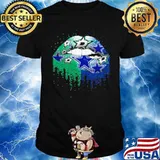 NFL dallas stars and dallas cowboys Lips logo shirt
