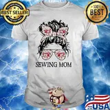 Official Sewing Mom Girl Shirt