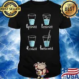 Optimist Pessimist Realist Bassoonist Distressed Shirt