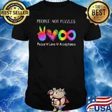 People Not Puzzles Peace Love Acceptance Shirt