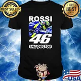 Rossi The Doctor 46 King Of The Mountain World Champion Motorcycle Shirt