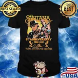 Santana 61st Anniversary 1960 2021 Thank You For The Memories Signature Shirt