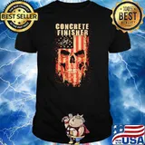 Sarcastic Concrete Finisher Skull Shirt