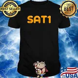 SAT1 Shiny Text by Swagazon Shirt
