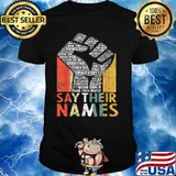 Say Their Names BLM Vintage Shirt