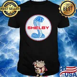 Shelby Blue And Red Logo Shirt
