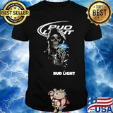 Skull Holding Bud Light Logo Shirt