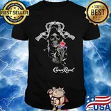 Skull Holding Crown Royal Logo Shirt