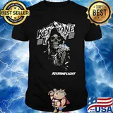 Skull Holding Keystone Light Logo Shirt